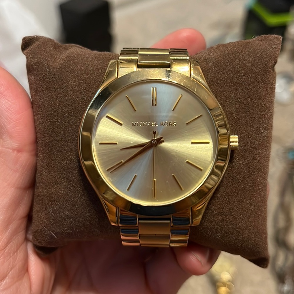 Gold Michael Kors watch